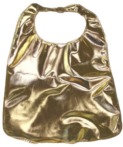 Fancy Gold Lame Adult Bib
