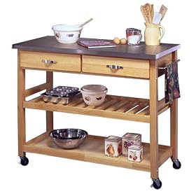 <b>Stainless Steel Top Kitchen Cart</b>