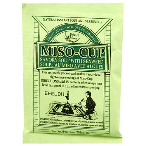 Miso-Cup Soup with Seaweed, 2-Serving Envelopes (Pack of 24) by Miso-Cup