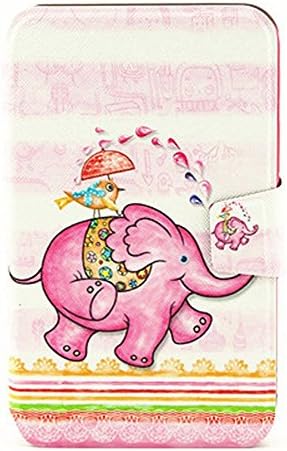 Vandot 7 in1 Accessory Set 1x silicone TPU Elephant Protective PU Leather Case Cover Film Cover for Samsung Galaxy Tab 3 7.0 7 inch Tablet PC P3200 P3210 SM-T210 SM-T211 Skin Case for rotation with 360-degree fit Leather Case Shell Smart Cover Magnetic Case Cell Phone PU Leather Case Magnetic clasp Magnetic New Flip Book Style Multi-Function protective leatherette + 1x Pink Metal Stylus touch Pen Stylus Touch Pen + 5x 3.5mm Diamond Rhinestone pearl dust plugs Anti Dust plug - Blue Pink Rose Green White Bird with umbrella Rain Elephant