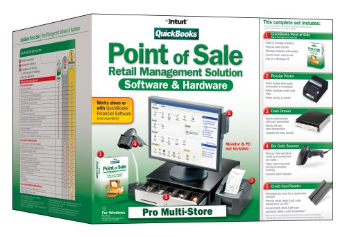 Quickbooks Point Of Sale: Pro Multi-Store V7.0 W/Hardware