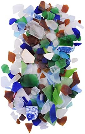 Art Night Out Bonus Pack of Un-Drilled Cultured Seaglass Hand Tumbled in the USA for natural Appearance for Jewelry Making