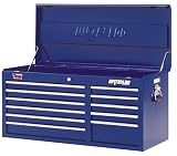 Waterloo TRX4111BU 40-1/2-Inch Wide by 17-7/8-Inch Deep by 19-7/8-Inch High Heavy Use Blue 11 Ball Bearing Drawer Chest