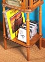 STAND TO FIT e516 by Steepletone: Wood Veneer Nostalgic Style CD, Radio, Record Player (Turntable) E516 Music Stereo System (SEARCH FOR ASIN CODE: B0017VHO5K) - NOTE: stand only NOT music system, nor records/CD's - LIGHT colour wood veneer