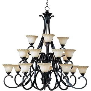 Maxim Lighting 13507WSOI Allentown 20 Light Single Tier Chandelier in Oil Rubbed Bronze... by Maxim Lighting