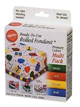 Primary color fondant multi-pack, Wilton