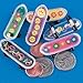 Fun Express Mini 60’s Retro Skateboards - Colorful Toy Skateboards Party Favors Gifts School Prizes Events Playtime Fun - Classic 1960’s Design for Kids & Adults - Collecting & Displaying - 36 Pieces