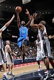 Oklahoma City Thunder v New Jersey Nets: James Harden Photographic Poster Print by Jesse D. Garrabrant, 16x24