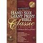 Hand Size Giant Print Reference Bible-Hcsb