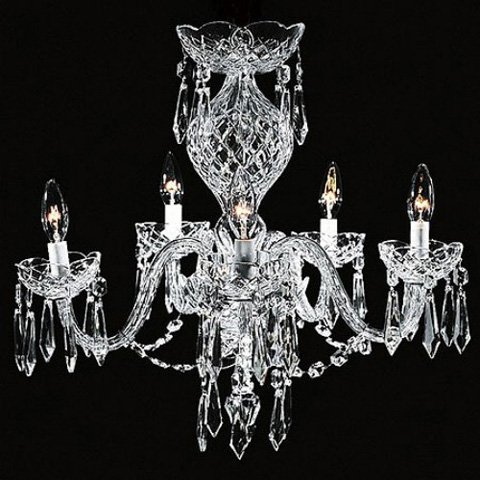 Waterford Crystal Comeragh Chandelier 5 Arm
