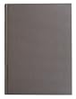 Griff Faux Leather Journal Diary, Embossed Diamond Pattern, Lined, Gray, 8x10"