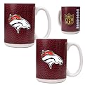 Denver Broncos Football Coffee Mug Set - Black