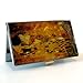 Antique Alive Mother of Pearl Design RFID Blocking Protection Business Card Case, Credit Card Holder, Metal Name Card Case, Engraved Slim Purse Pocket Cash Money Wallet (Kiss by Gustav Klimt)