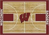 Milliken P/#533324-C/#1490 College Court Wisconsin Badgers Rug