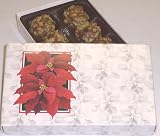 Scott's Cake 1/2 lb. Carrot Cake Balls in an Poinsettia Box