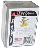 read full review 100-Count Box - 2 PIECE Plastic Card Holder Box by Pro Mold #PC100