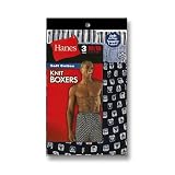 Hanes Mens Knit Boxers 3 Pack #537