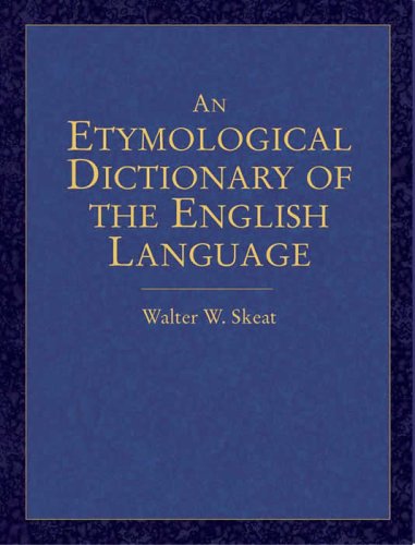 An Etymological Dictionary of the English Language under Etymology in The Books Store