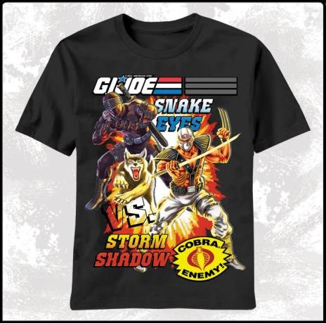  G.I. Joe Good N Bad Men Black T-shirt