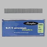 Swingline(R) S.F.(R) 1 Standard Staples, Standard Point, 1/4in., Full Strip, Box Of 5000