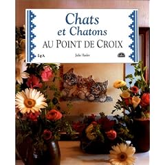 Chats et chatons au point de croix