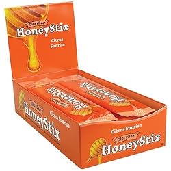 GloryBee Citrus Blast HoneyStix, 5-Count Bags (Pack of 16)