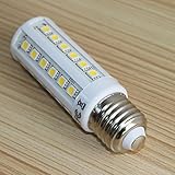 E27 10W 45 LED 5050 SMD Pure White Energy Saving Corn Light Lamp Bulb AC 85V-265V