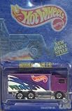 Hot Wheels 1991 238 HIWAY HAULER NEW PAINT STYLE purple DELIVERY 1:64 Scale Die-cast Collectible Car