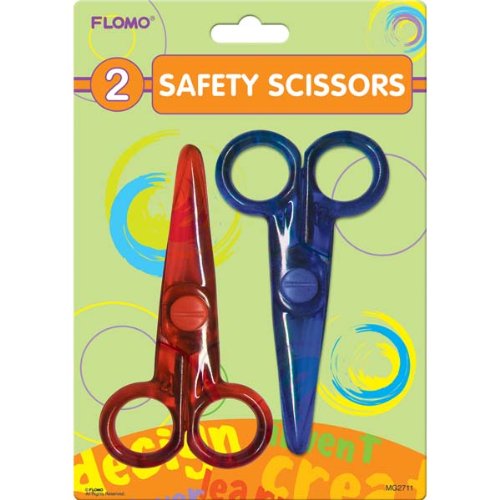 2 Safety Scissors (School Supplies )