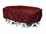 Two Dogs Designs, 92-inch Oval/Rect Table Cover, Chili Peppers
