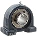 FYH UCPA205 Pillow Block Mounted Bearing, 2 Bolt, 25mm Inside Diameter, Set screw Lock, Cast Iron, Metric