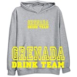 Sweatshirt Heather Gray  Drink Team Grenada  Country
