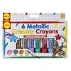 Metallic Creamy Crayons (6 + Brush)