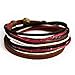 November's Chopin (TM) Unique Charm Colorful Multistrand Leather Adjustable Wrap Bracelet