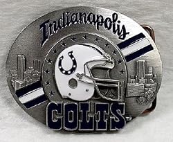 INDIANAPOLIS COLTS (LIMITED EDITION) NFL LICENSED FOOTBALL BUCKLE