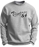 Birthday Gift 1984 Vintage Distressed Aged Perfect Premium Crewneck Sweatshirt