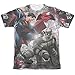 Batman Vs Superman Showdown (Front Back Print) Mens Sublimation Shirt