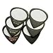 Ibanez BPA16MS-BK Grip Wizard Serie - Plektren Sandgrip Medium (6 St�ck) schwarz
