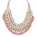 Eyourlife Hot Fashion Retro Jewelry Pendant Knit Chain Choker Chunky Statement Bib Necklace Pink