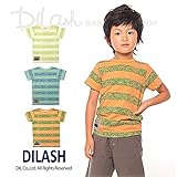 (ディラッシュ) DILASH盛夏'16/リーフボーダー半袖Ｔシャツ 140 オレンジ