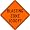 Street & Traffic Sign Wall Decals - Blasting Zone 1000 ft Word Sign - 12 inch Removable Graphics (4 same)