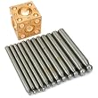 Jewelry Brass Doming Dapping Jeweler Block 12 Punch Set