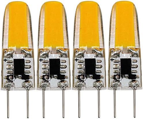 iLampens 4 X G4 2W COB led bulb AC DC 12V 150-170 Lumen Warm White