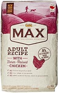 NUTRO MAX Adult Recipe With Farm Raised Chicken Dry Dog Food 25 Pounds