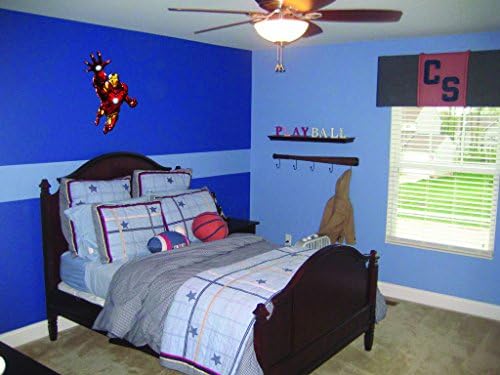 Froomies Marvel Foam Embossed Wall Decal, 18-Inch, Iron Man