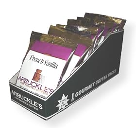 Arbuckle Coffee packets make a perfect pot of coffee every time, from 100% premium Arabica coffee, 10 count box of Cinnamon Crumb Cake