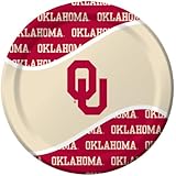 Creative Converting Oklahoma Sooners Dinner Paper Plates (8 Count)