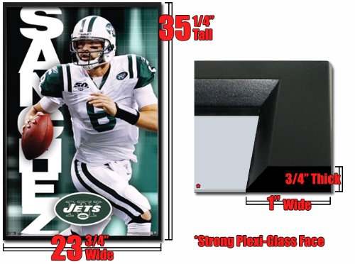 Framed Mark Sanchez Poster New York Jets Nfl Qb Fr1077