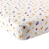 Luvable Friends Construction Fitted Crib Sheet