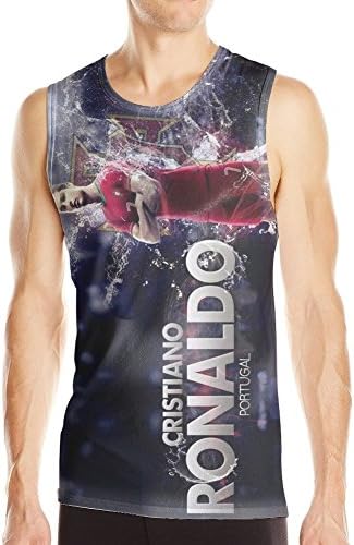 Custom Real Madrid Cristiano Ronaldo CR7 Print Men's Tank Top